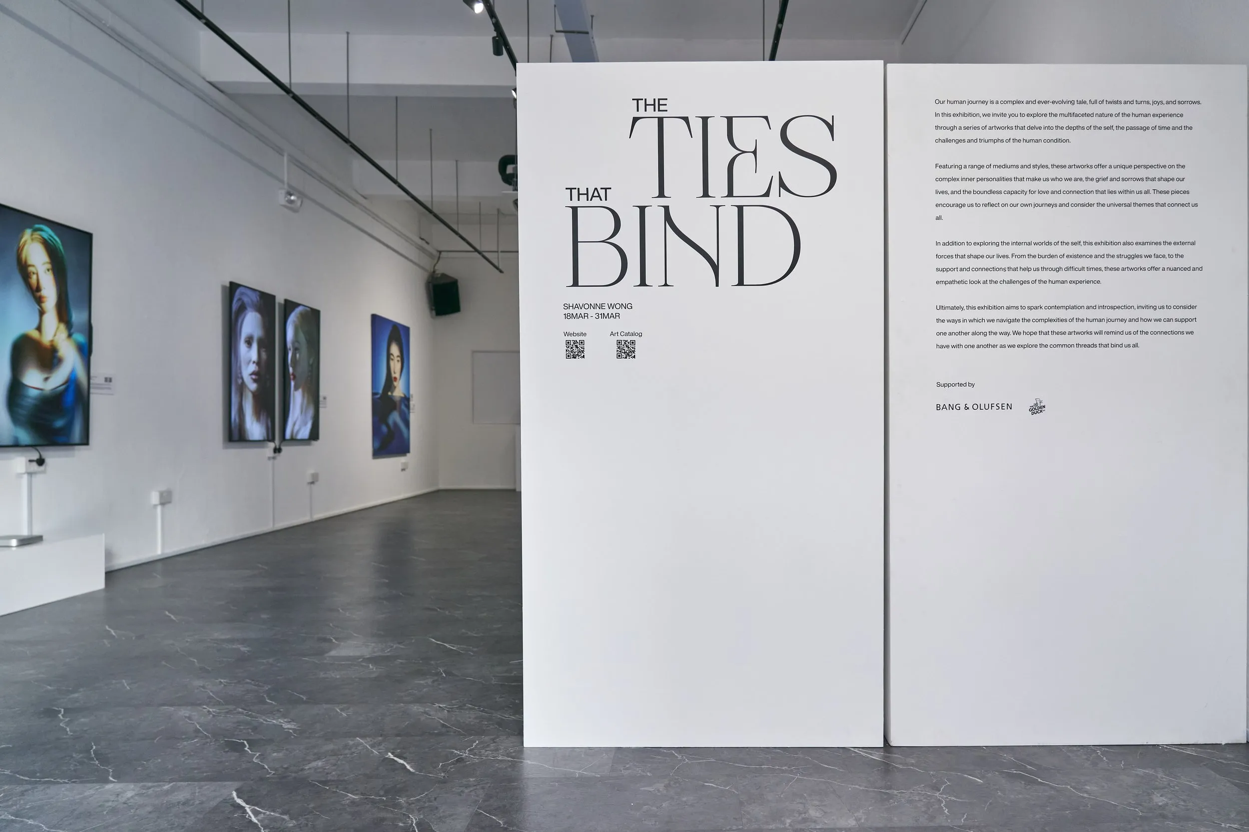 The Ties That Bind installation
