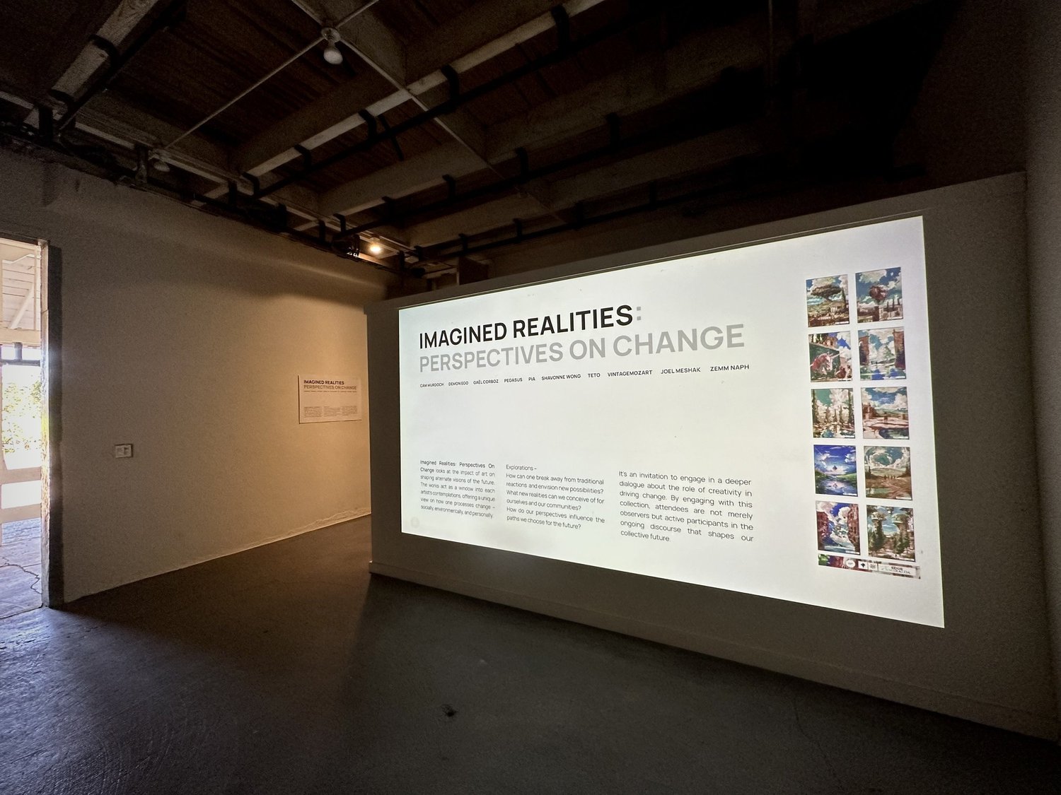 Imagined Realities exhibition at Edge Esmeralda, Healdsburg.