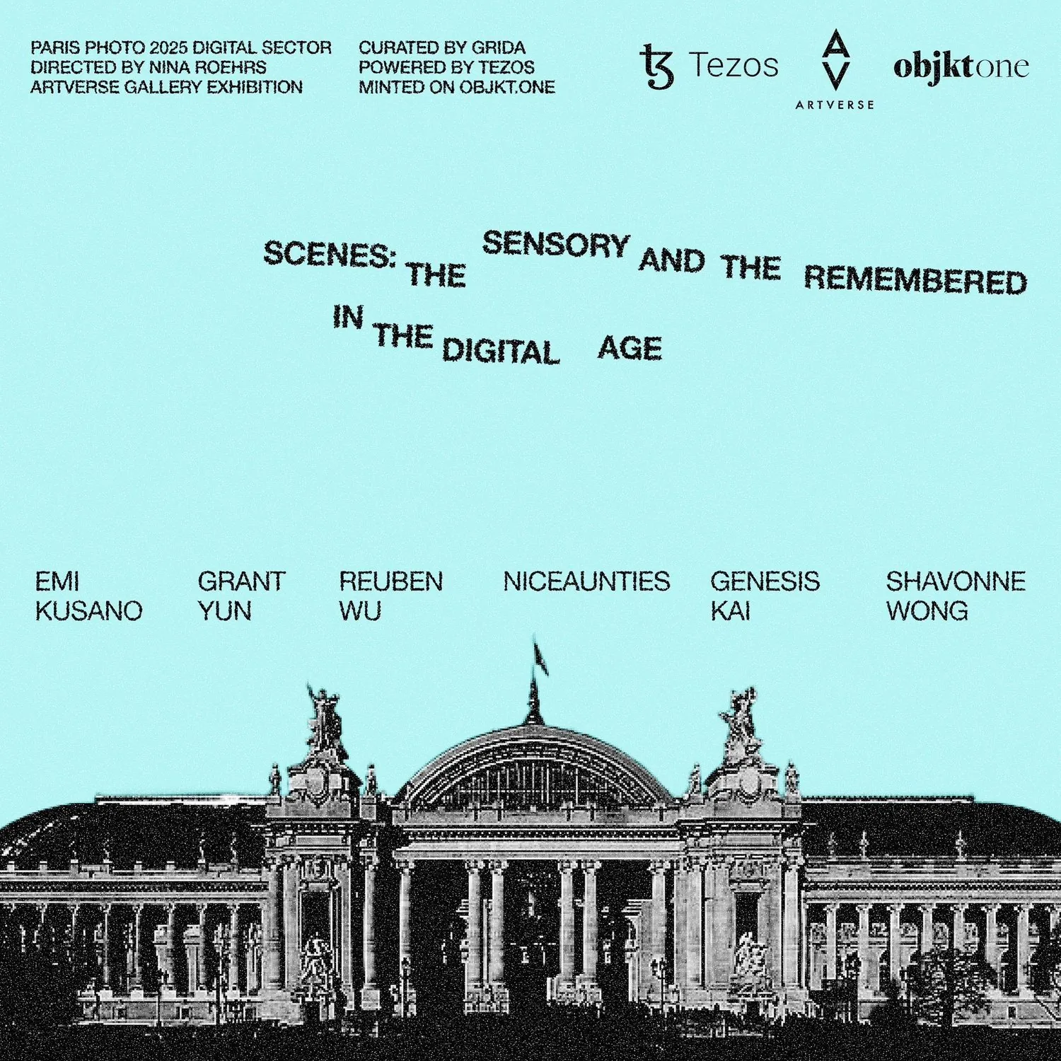 SCENES Paris Photo 2025 Digital Sector exhibition poster naming Shavonne Wong
