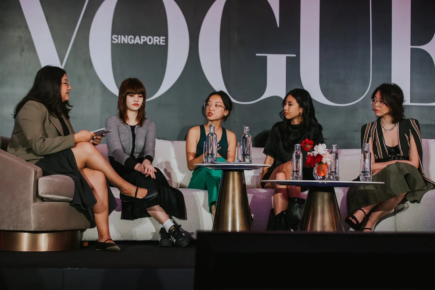 Next In Vogue panel featuring Shavonne Wong and fellow speakers.