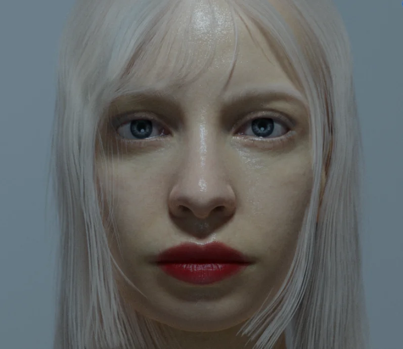 The resolved Echoes of Identity face in process